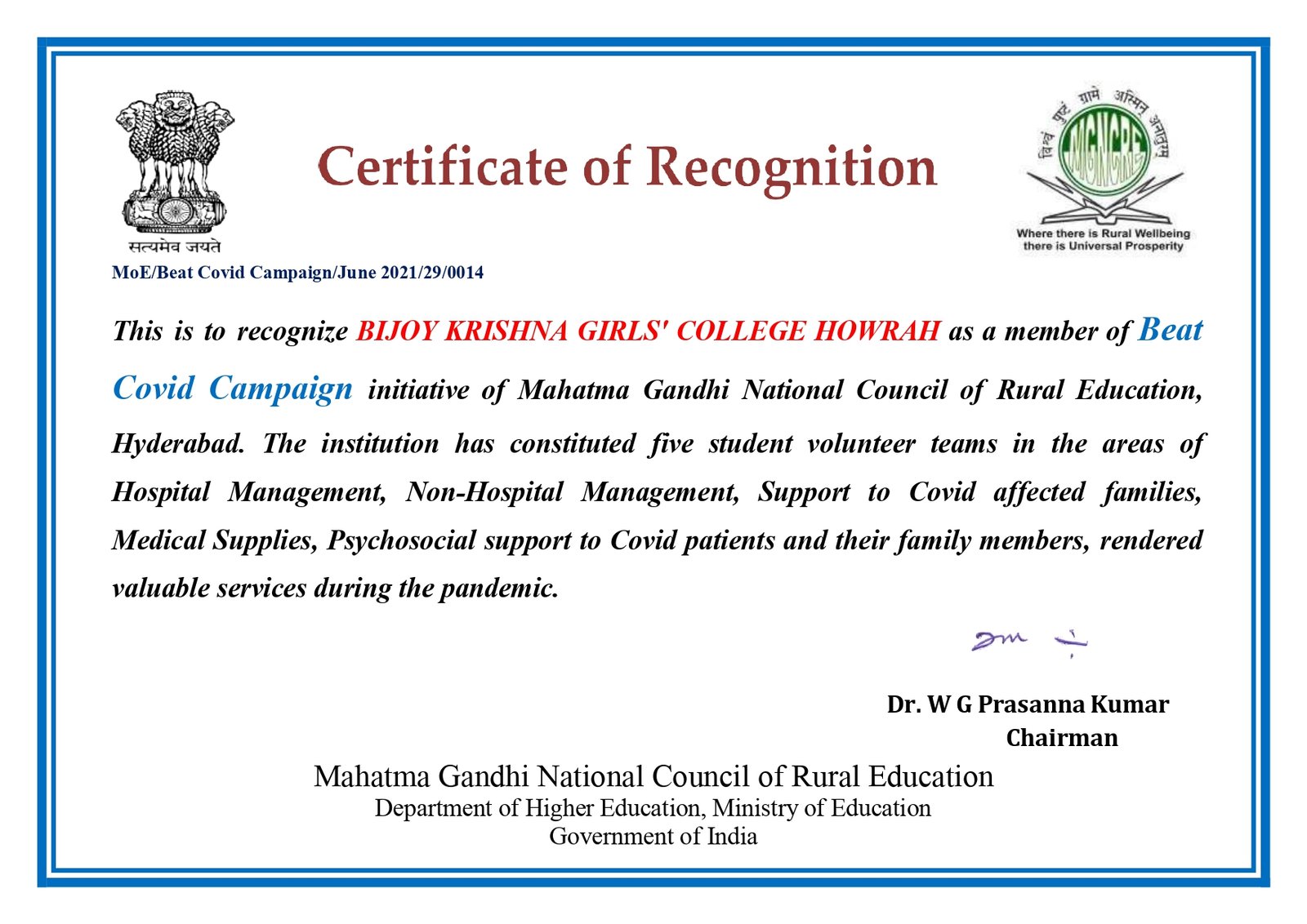 ISO 9001:2015 Quality Management System Certificate - BKGC International Standards Certification